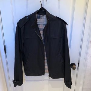 Men’s Burberry Brit Bomber Jacket S M Black